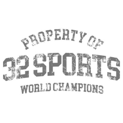 PROPERTY OF 32 SPORTS - YOUTH T-SHIRT - $N84MSW$ Design